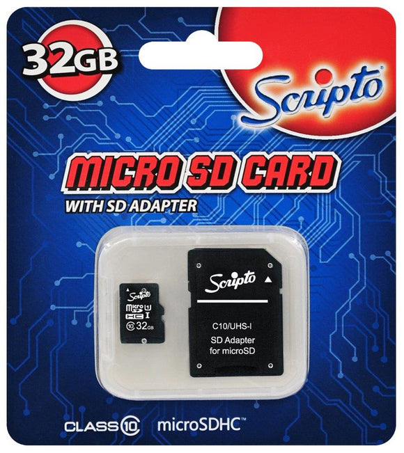 SCRIPTO MICRO SD CARD - 32 Gb