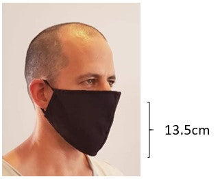 3 Layer Poly-Cotton Face Mask - Washable